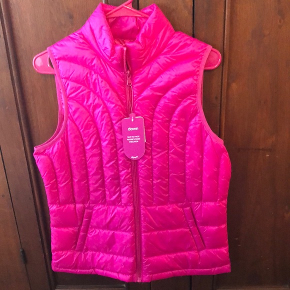be inspired Jackets & Coats Brand New Hot Pink Down Vest Poshmark